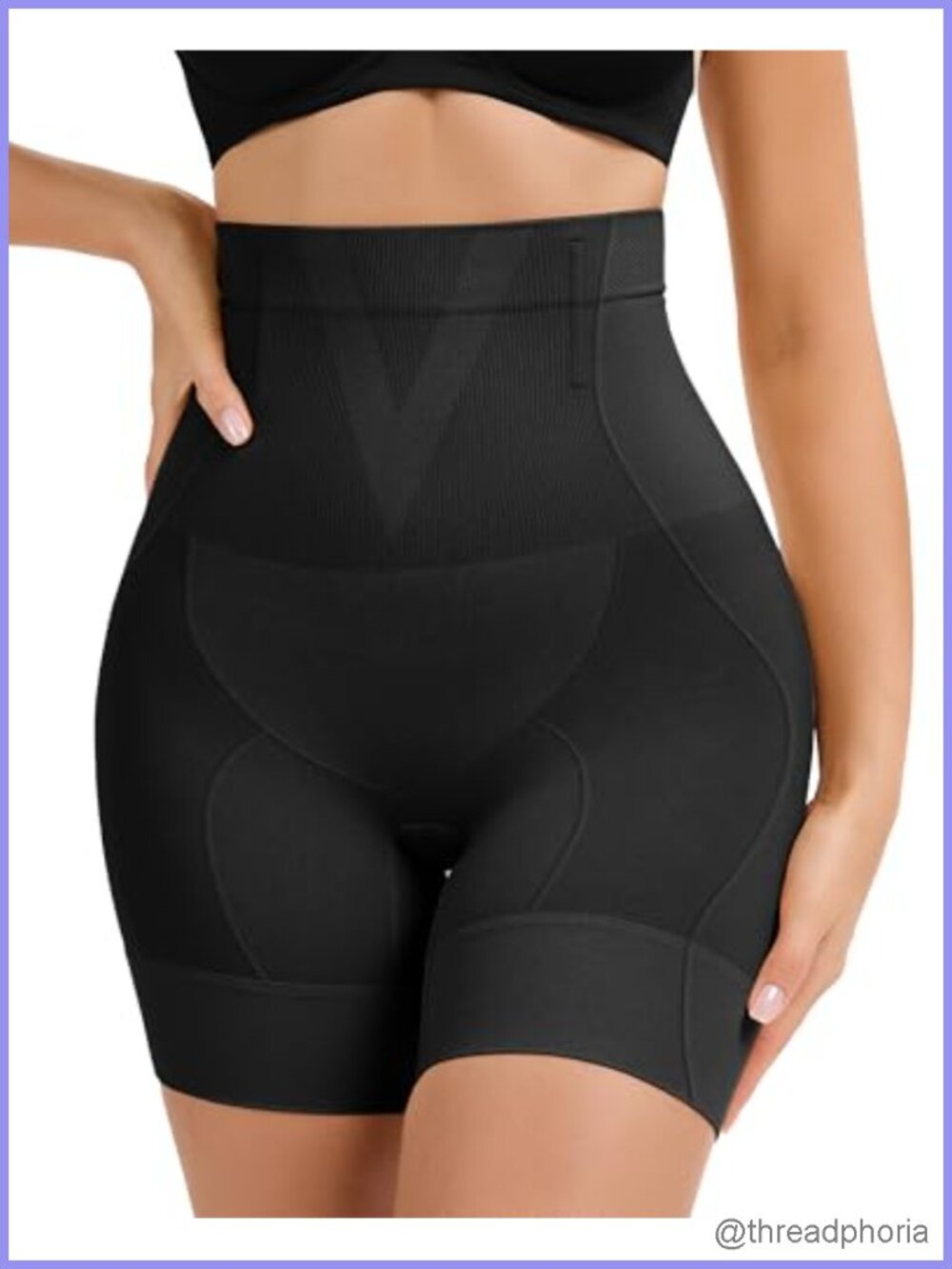 Seamless High Waisted Tummy Control Shapewear Shorts with Butt Lifter